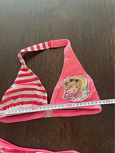 11-12 Yaş Beden Barbie Desenli Çocuk Bikini Takımı