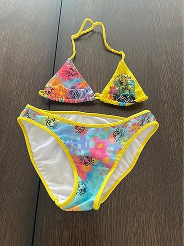 Monster High Desenli Çocuk Bikini Takımı