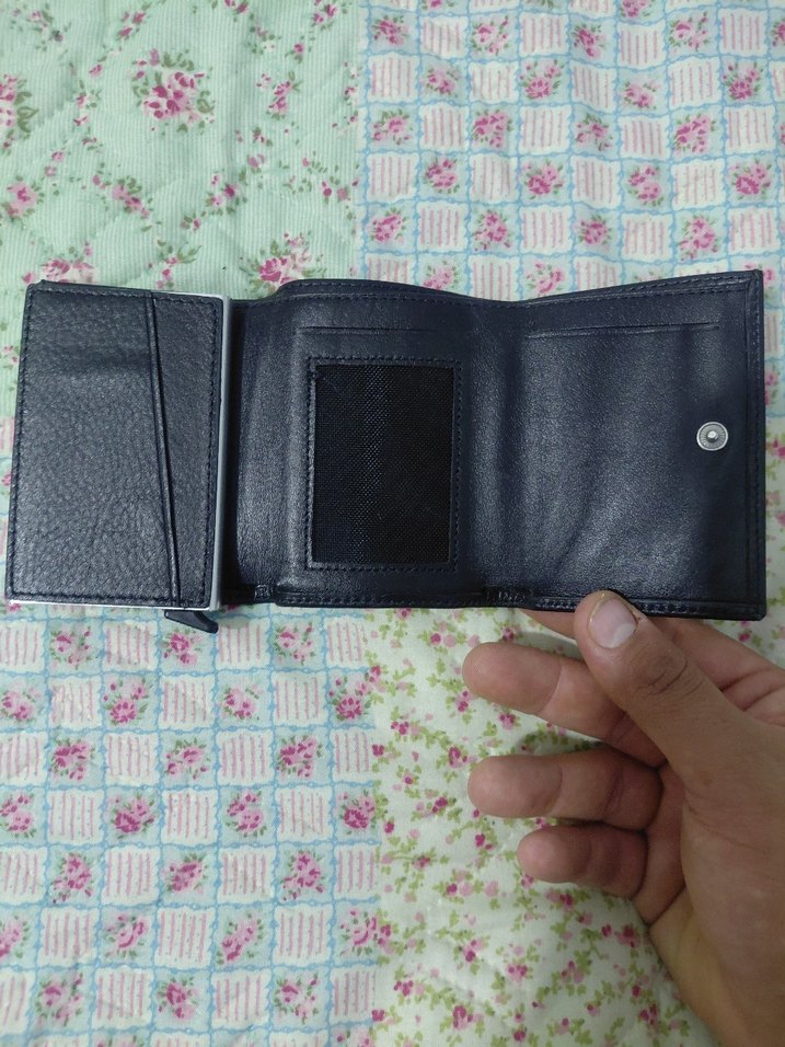 Siyah Minimalist Erkek Cüzdan - Görsel 3