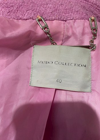 Pembe Yün Görünümlü Uzun Kaban - Görsel 7