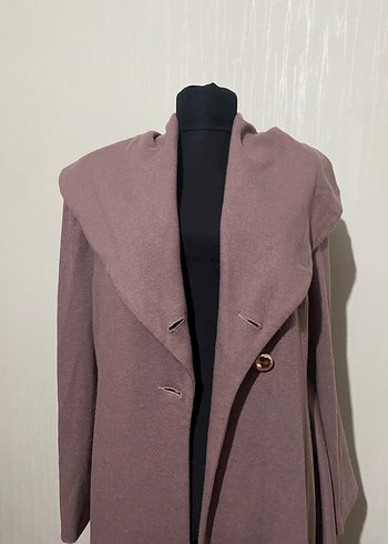 Uzun astarlı kapşonlu kaban - Görsel 3