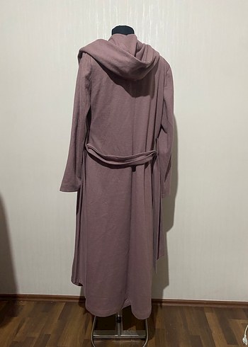 Uzun astarlı kapşonlu kaban - Görsel 6