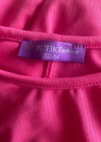 Pembe Uzun Kollu Salaş Kadın Elbise - Görsel 4