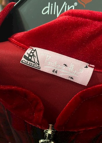 Kadife taşlı ferace- abaya - Görsel 4