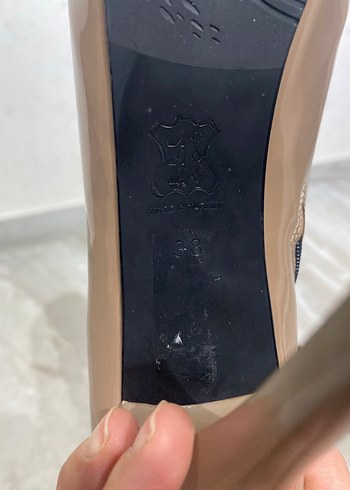 Bej Rugan Stiletto Topuklu Kadın Bot - Görsel 3