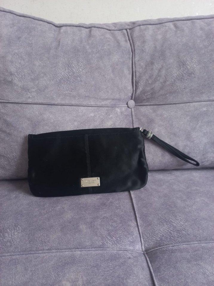 Kemer Tokalı Siyah Kadın Clutch Çanta - Görsel 3