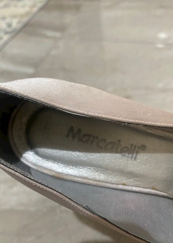 Gümüş Renk Platform Topuklu Kadın Abiye Ayakkabı - Görsel 4