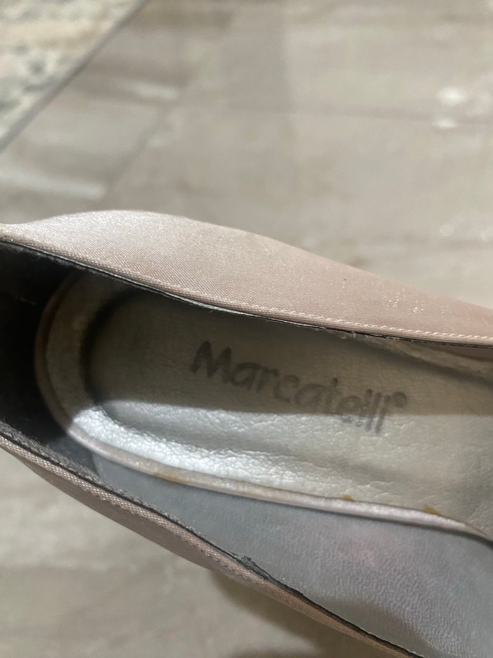 Gümüş Renk Platform Topuklu Kadın Abiye Ayakkabı - Görsel 4