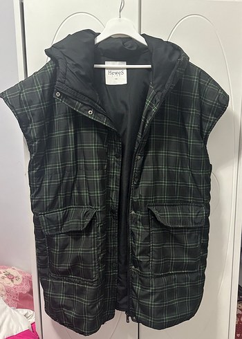Yeşil ekose şişme yelek BE BLUE MARKA - Görsel 6