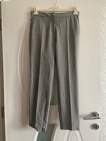 Zara Ekose Kumaş Pantolon