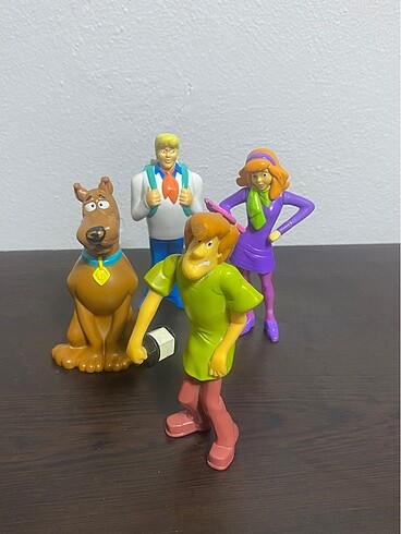 Beden Renk Scoobe doo figür seti