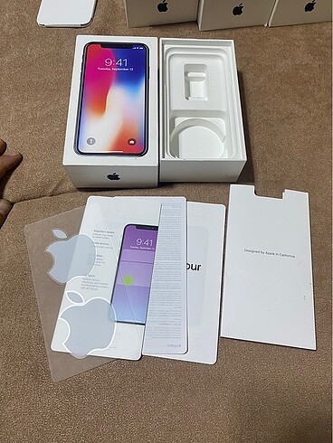 Siyah ıphone x kutusu orjinal