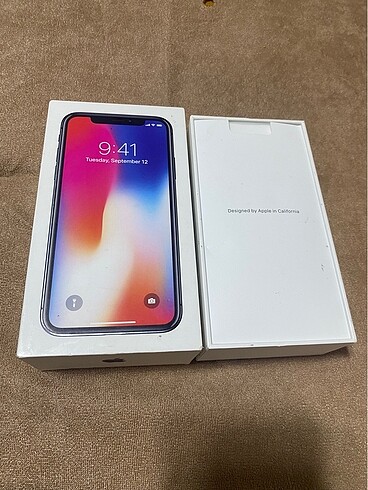  Beden Siyah ıphone x kutusu orjinal