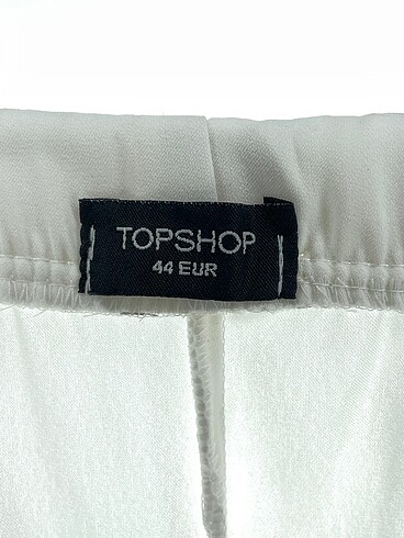 44 Beden beyaz Renk Topshop Kumaş Pantolon %70 İndirimli.