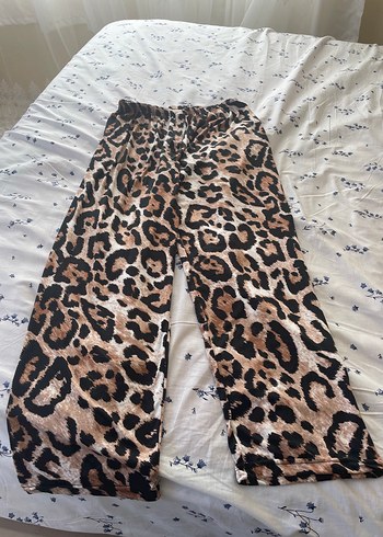 xxl Beden Leopar desenli kadın pijama