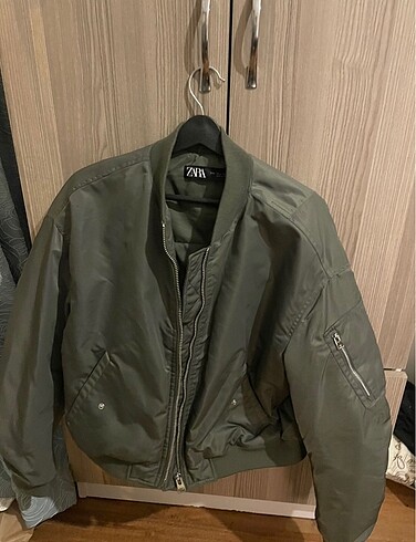 ZARA HAKİ BOMBER CEKET