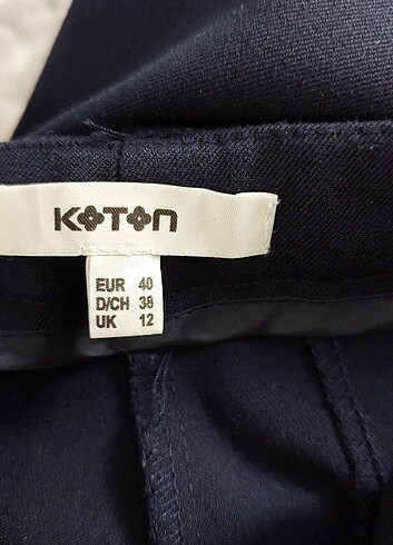 40 Beden lacivert Renk Koton bayan kumaş pantolon