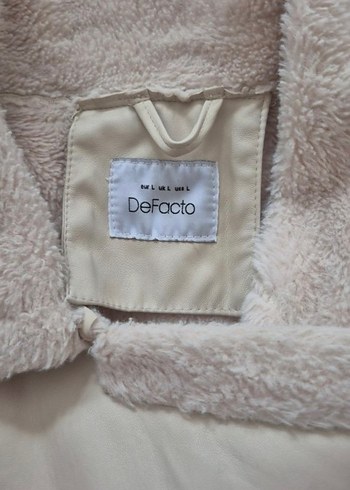 Gri Kürklü Bej Kadın Ceket - Görsel 2