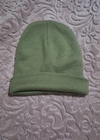 Kadın Gri Örme Polar Bere - Görsel 3