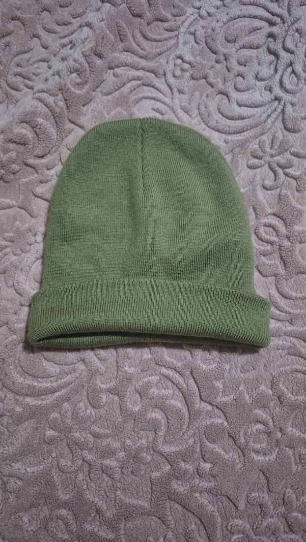 Kadın Gri Örme Polar Bere - Görsel 2