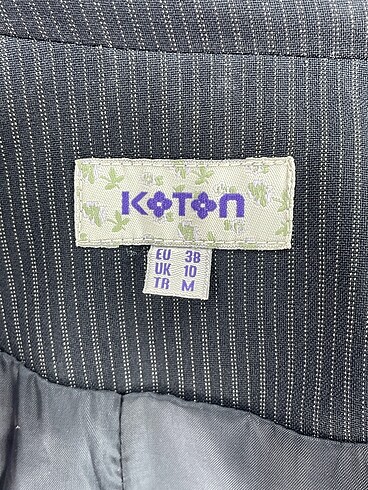 38 Beden siyah Renk Koton Blazer %70 İndirimli.