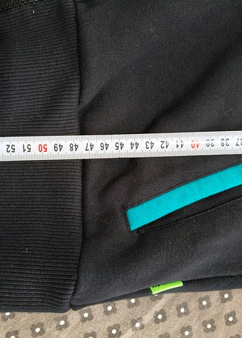 Erkek Çocuk Siyah Fermuarlı eşofman üstü - Görsel 6