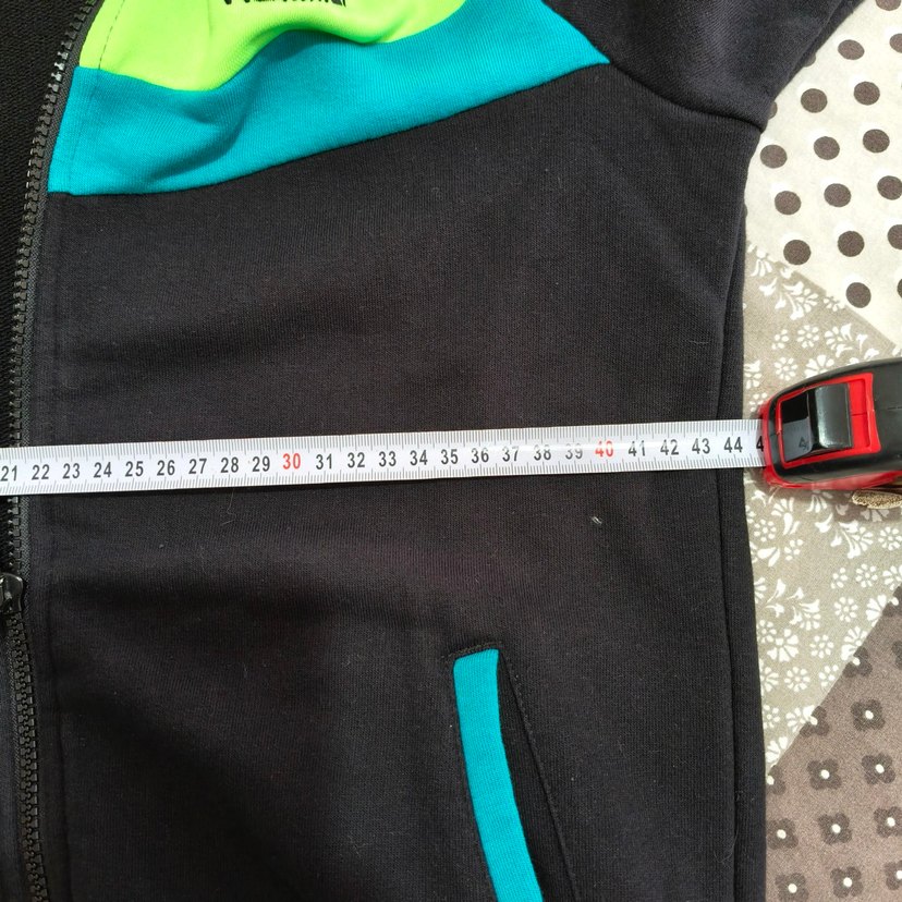 Erkek Çocuk Siyah Fermuarlı eşofman üstü - Görsel 4