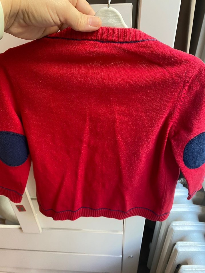 Kırmızı Hırka Unisex / 2 yaş - Görsel 3