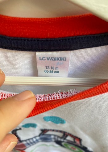 LC Waikiki Erkek Çocuk Uzun Kollu Baskılı Traktör Desenli Tişört