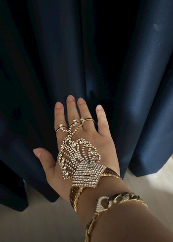 Gold Taşlı Şahmeran - Görsel 2