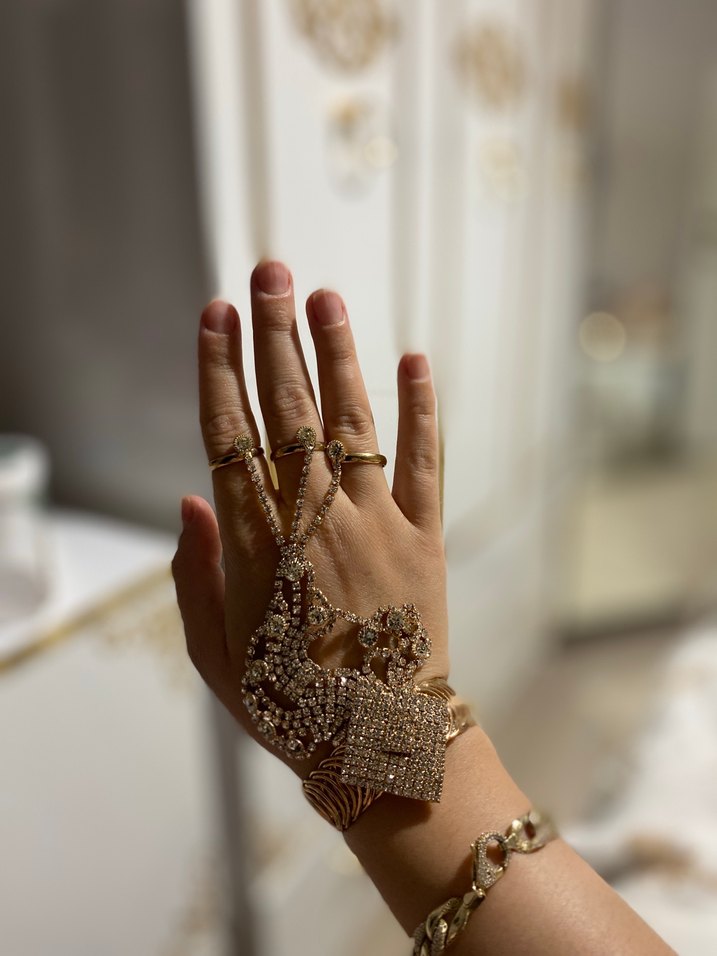 Gold Taşlı Şahmeran - Görsel 3