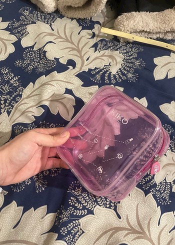 KIKO Pembe Pastel Makyaj Çantası - Görsel 3