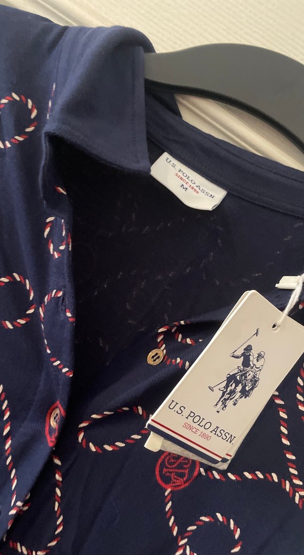 Lacivert V Yaka Düğmeli Bohem Midi Elbise - Görsel 2