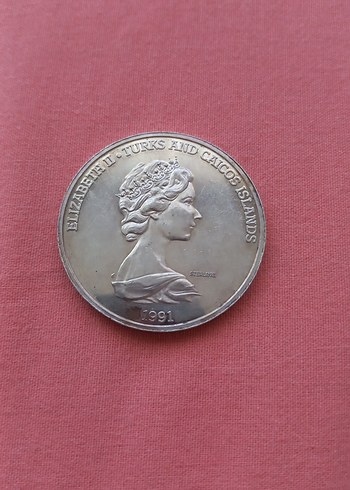  Turk and caicos adalari 1991 20 crown