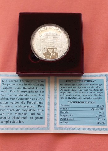  Avusturya 1994 15 ecu