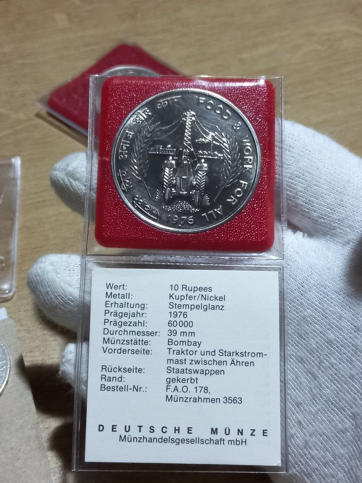 Hindistan 1976 10 paise fao - Görsel 2