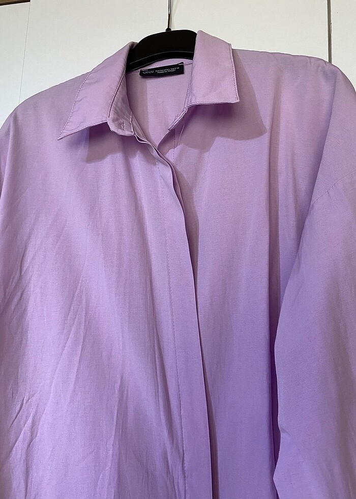 Lila Gömlek - Görsel 4