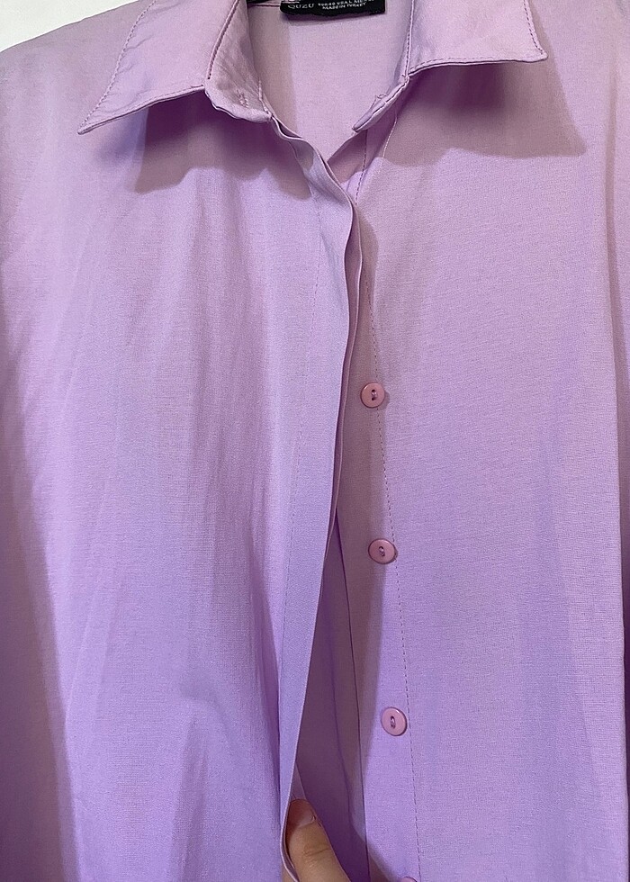 Lila Gömlek - Görsel 3