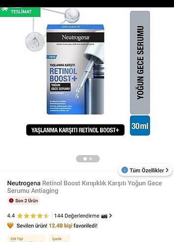 Neutrogena Retinol Serum 