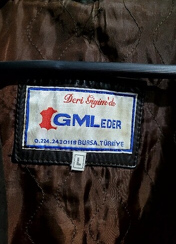 l Beden kahverengi Renk HAKİKİ DERİ MONT