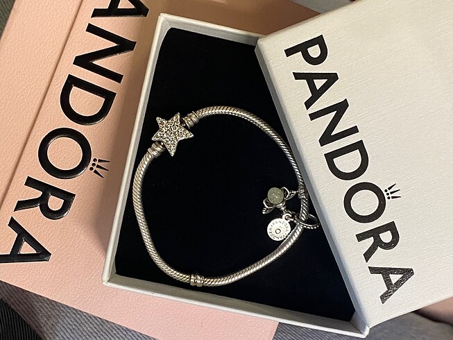 Pandora yıldız klipsli bileklik