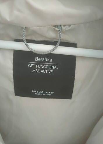 Bershka Krem kadın kısa mont