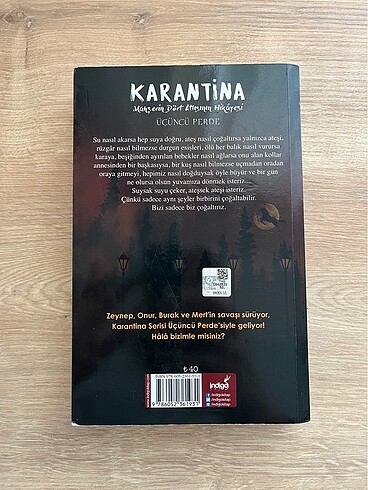 Karantina Üçüncü Perde (Karton Kapak) - Beyza Alkoç