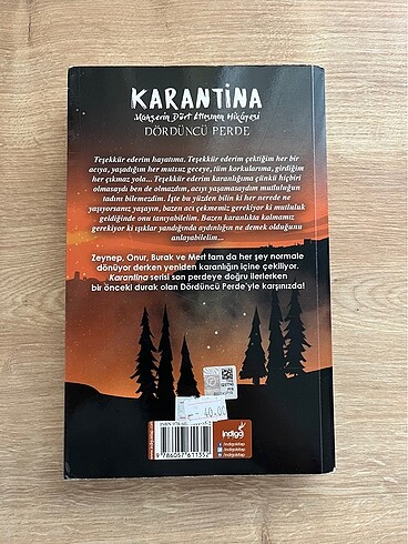 Karantina Dördüncü Perde (Karton Kapak) - Beyza Alkoç