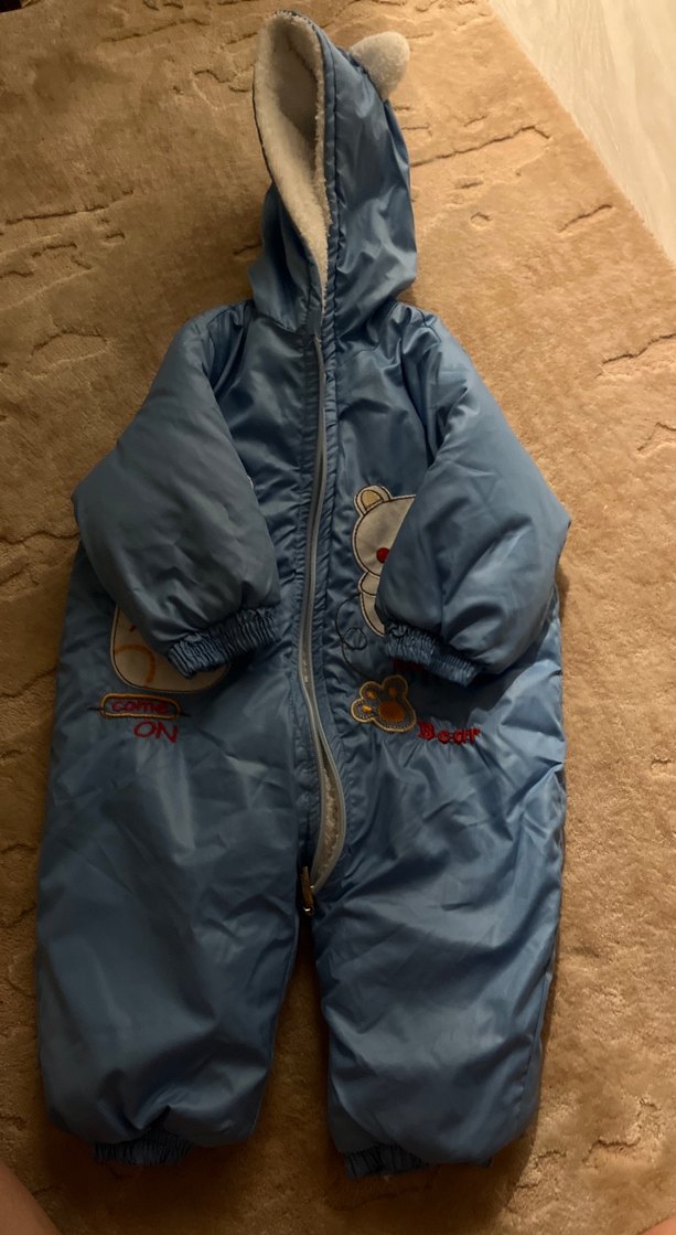 Sokak Stili Mavi Erkek Bebek Tulumu - Görsel 2