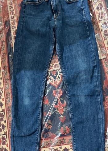 Addax Koyu Mavi Denim Jean