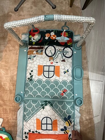 Beden Çadır şeklini de alabilen büyük oyun halısı fisherprice