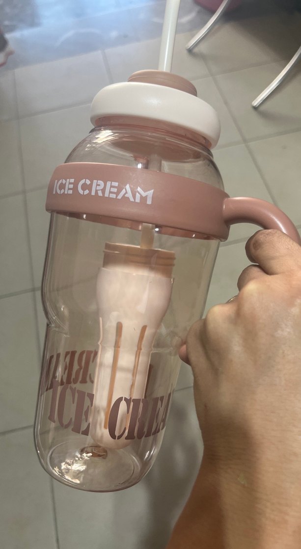 Pastel Bej su şişesi - Görsel 3