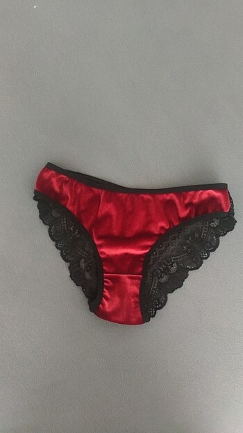 Kadife kütyen külot takımı  - Görsel 5