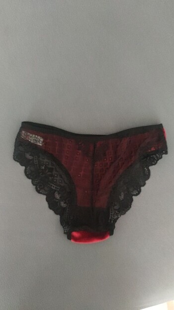 Kadife kütyen külot takımı  - Görsel 6